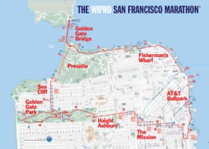 SF Marathon & Half Marathon Course Map 