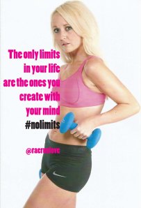 The only limits in your life, are the ones you create with your mind. Keep going. #nolimits 